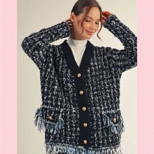 💖Jodifl Tweed Cardigan Sweater💖